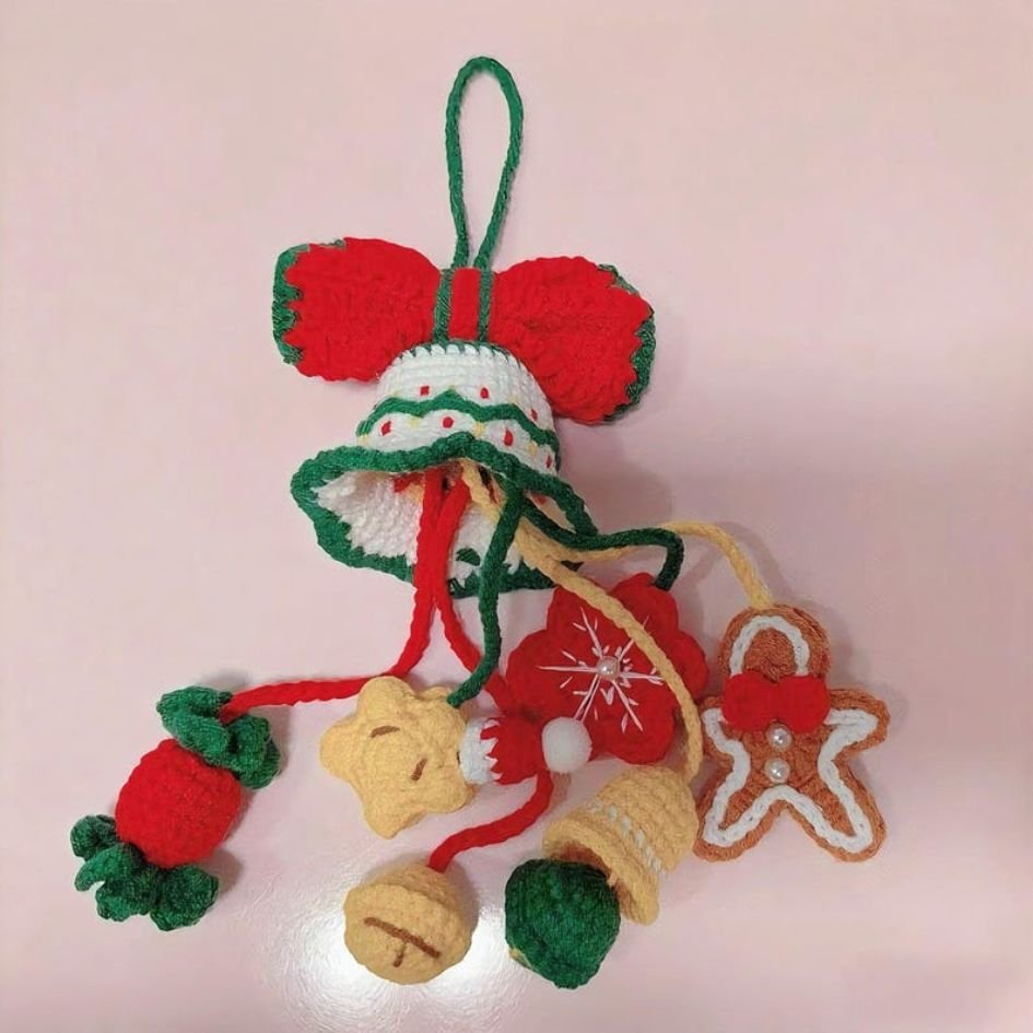 christmas charm wind chimes crochet pattern