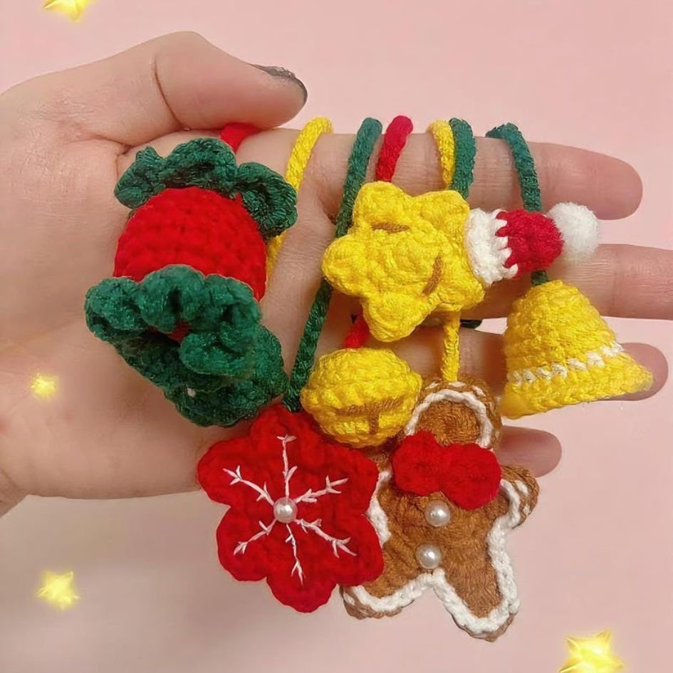 christmas charm wind chimes crochet pattern