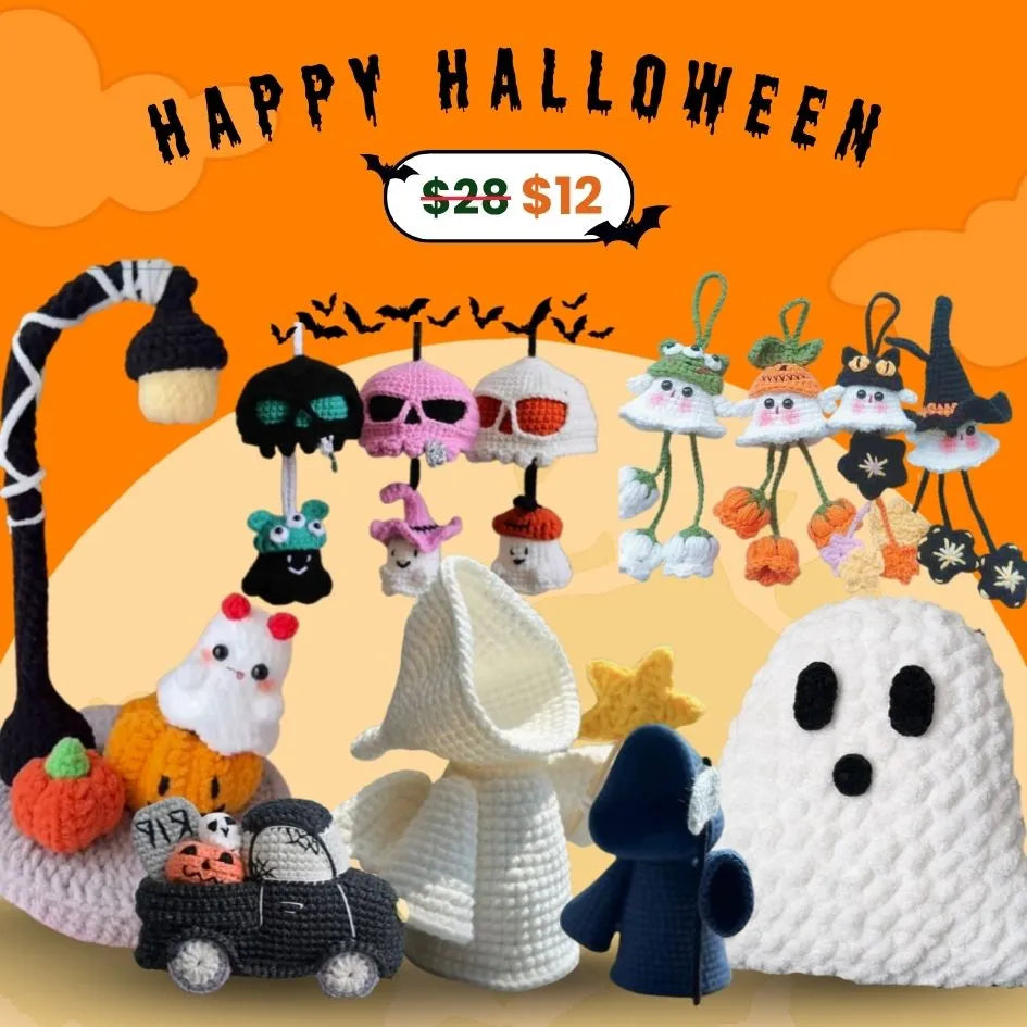 halloween decor bundle crochet pattern