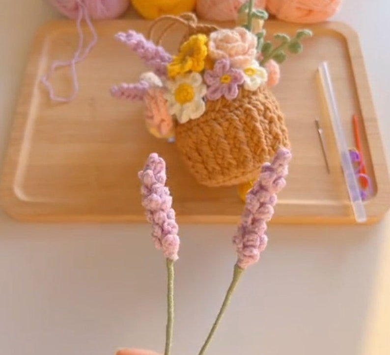 mini flower pot crochet pattern